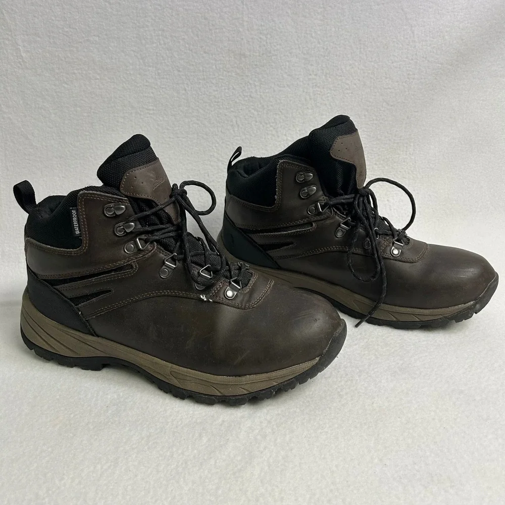 Eddie Bauer Everett Hiking Gorpcore Mens 13 Brown Waterproof Boots